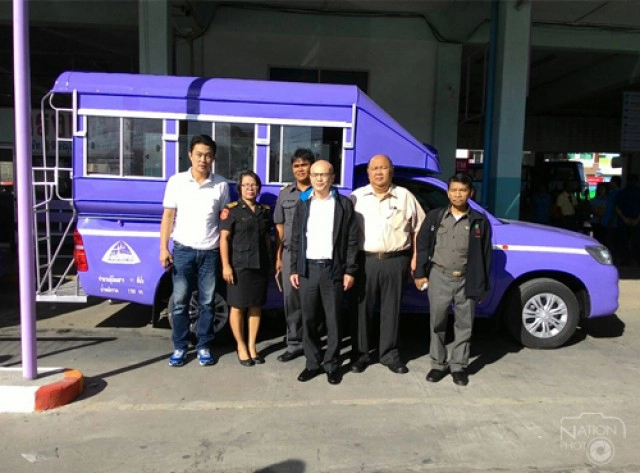 รถรอบเมืองพิษณุโลกรายใหม่ให้บริการวันแรก