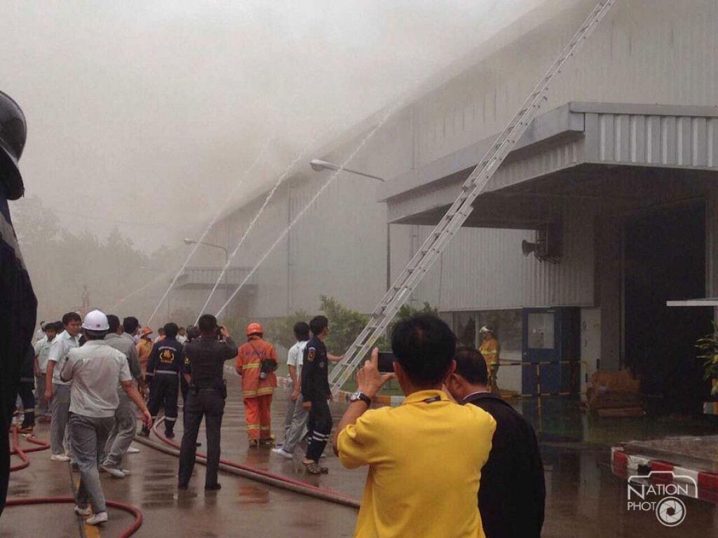 ไฟไหม้โรงงานพานาโซนิค ขอนแก่น