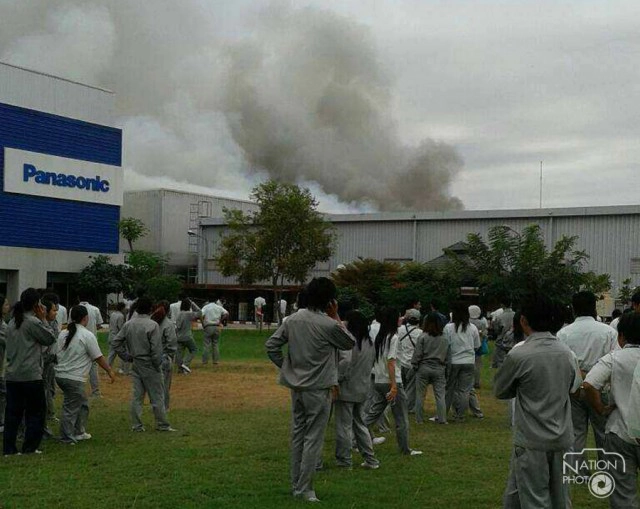 ไฟไหม้โรงงานพานาโซนิค ขอนแก่น