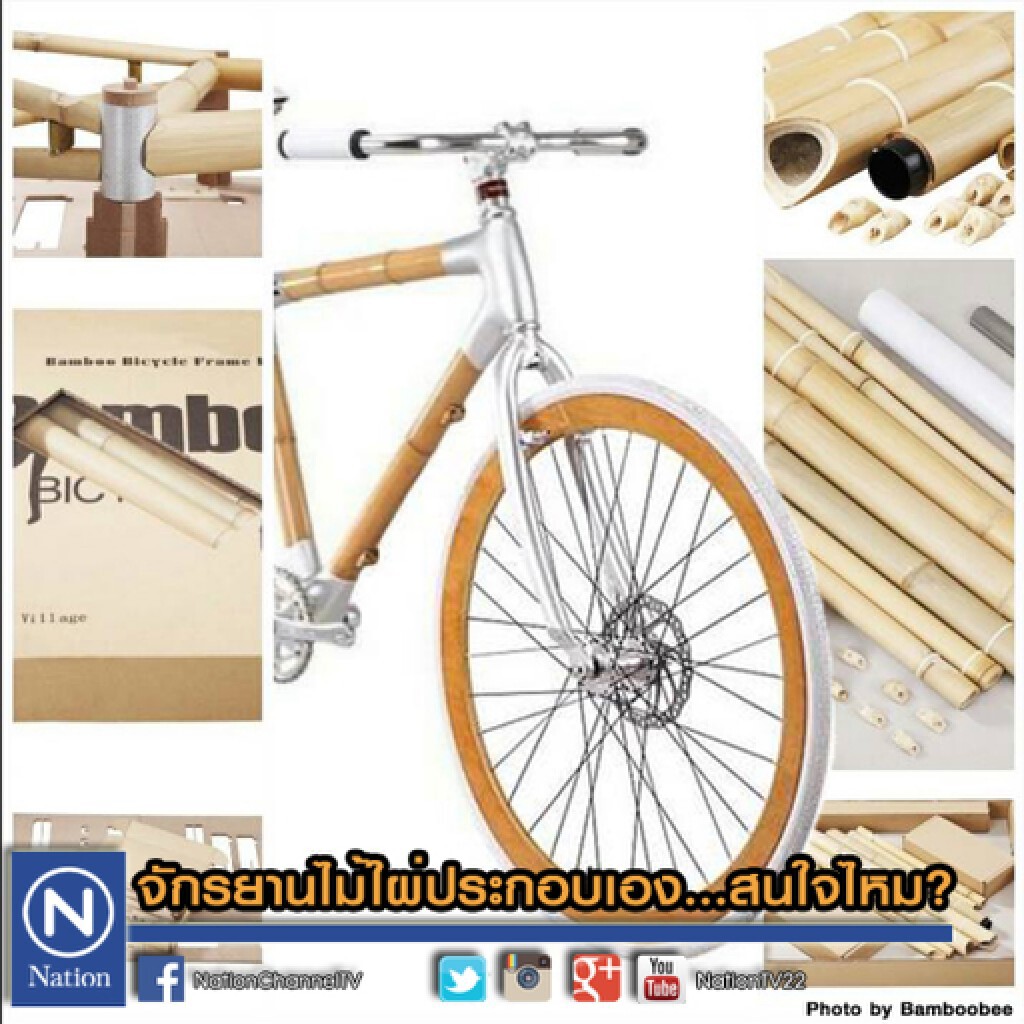 จักรยานไม้ใผ่ประกอบเอง ...สนใจไหม? จักรยานไม้ใผ่ประกอบเอง ...สนใจไหม?