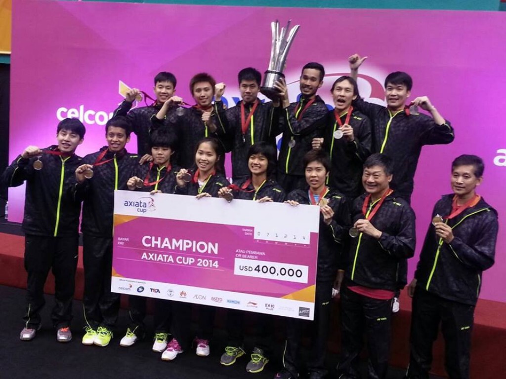สุดยอดนักแบดไทย...คว้าแชมป์ Axiata Cup 2014 สุดยอดนักแบดไทย...คว้าแชมป์ Axiata Cup 2014