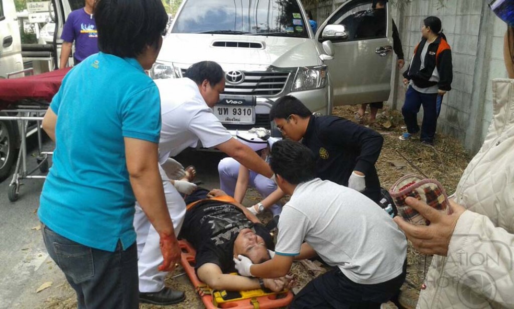 เชียงใหม่ - ลูกเลี้ยงยิง อดีตทหารยศ "ร้อยตรี" สาหัส เชียงใหม่ - ลูกเลี้ยงยิง อดีตทหารยศ "ร้อยตรี" สาหัส