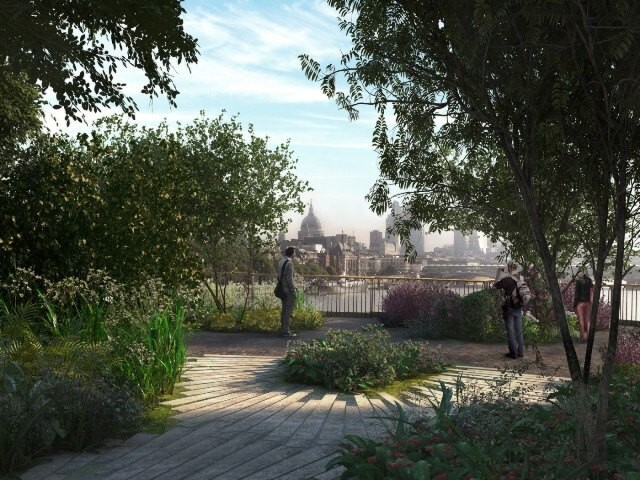 London's Garden Bridge สะพานสวนพรรณไม้ใจกลางลอนดอน