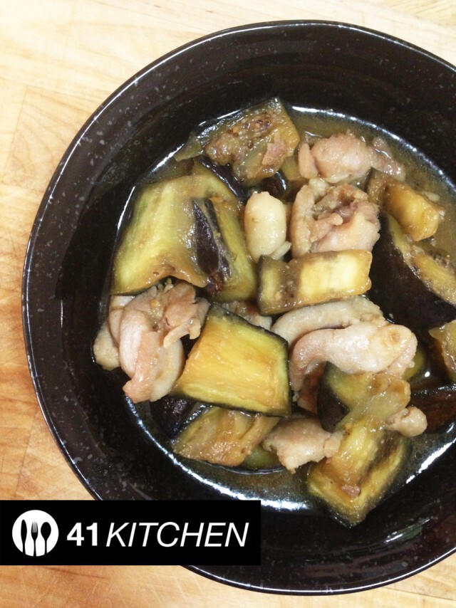 Cooking is Fun : ไก่ผัดมิโซมะเขือม่วง