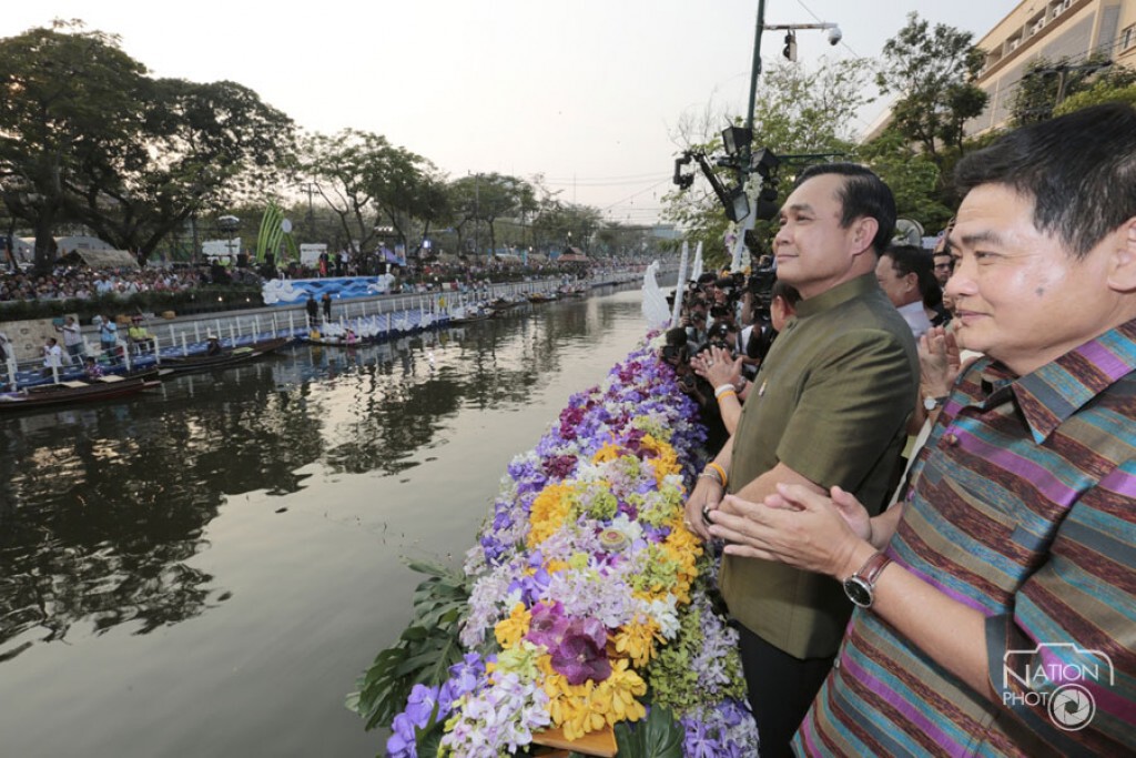 "นายกฯ"เปิดตลาดน้ำวิถีไทย คลองผดุงฯ