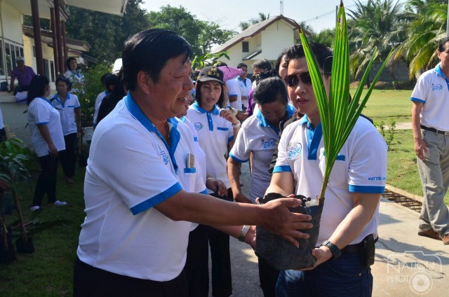 ชลประทานปลูกต้นไม้เฉลิมพระเกียรติ ป้องกันตลิ่งพังช่วงหน้าแล้ง