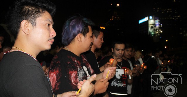กลุ่ม"บิ๊กไบค์"ร่วมไว้อาลัยเพื่อนถูกตำรวจยิง