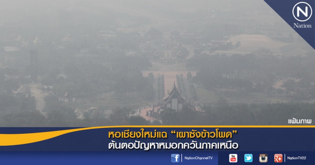 หอเชียงใหม่แฉ "เผาซังข้าวโพด" ต้นตอปัญหาหมอกควันภาคเหนือ
