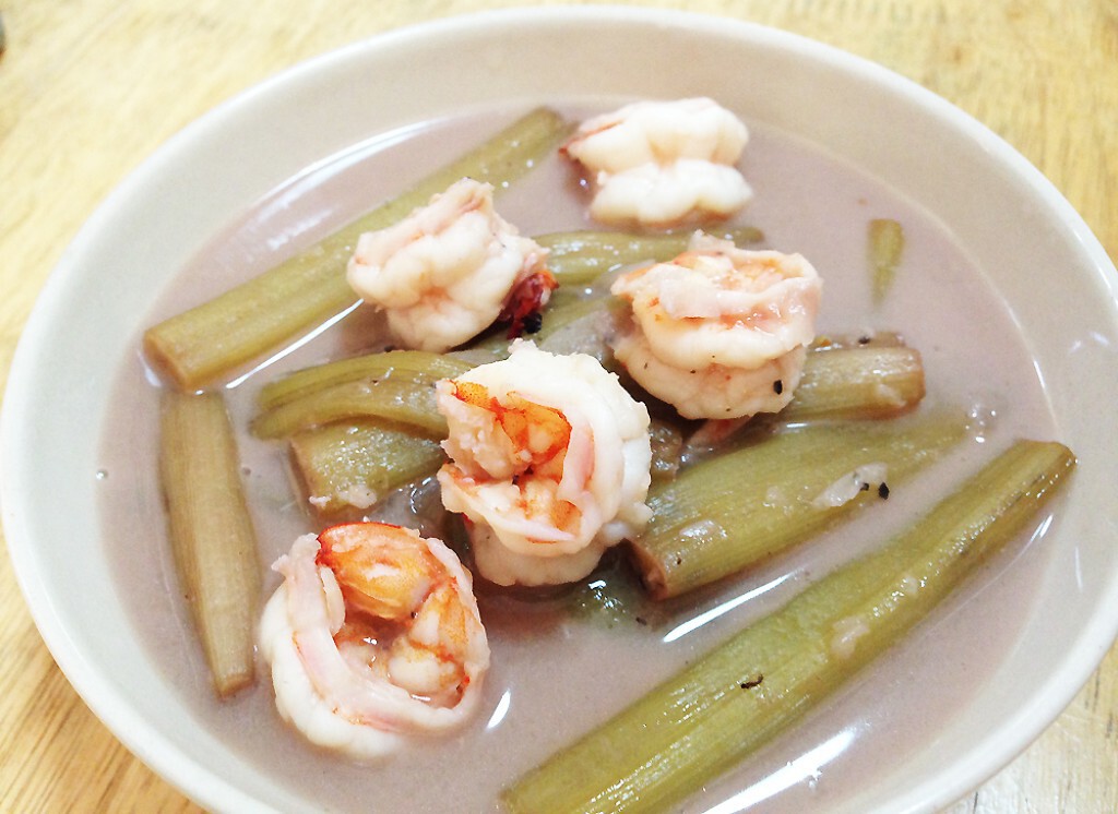 Cooking is Fun! : ต้มกะทิสายบัวกุ้ง Cooking is Fun! : ต้มกะทิสายบัวกุ้ง