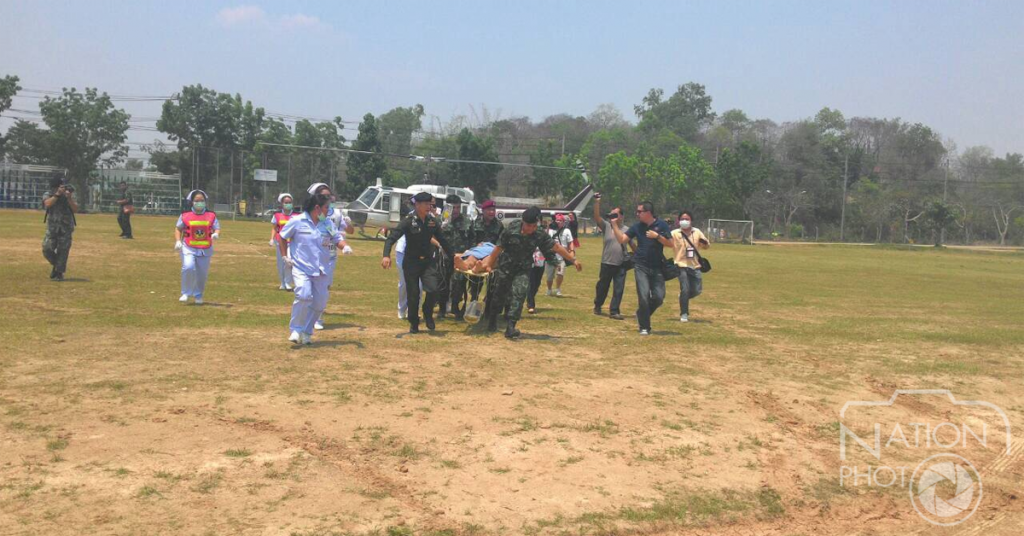 ลำปาง - ทหารถูกกับดักระเบิด ขบวนการค้ายาบ้า เจ็บ 3 ราย