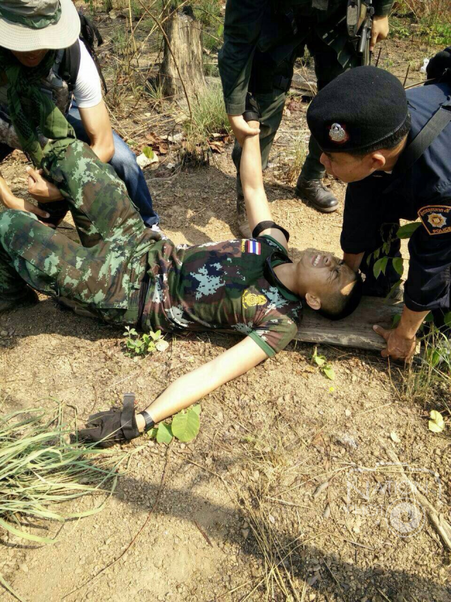 ลำปาง - ทหารถูกกับดักระเบิด ขบวนการค้ายาบ้า เจ็บ 3 ราย