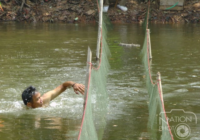 บ้านงูจงอางคึกคัก เปิดถนน"คนงูเล่นสงกรานต์"