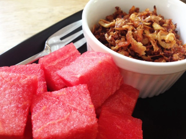 Cooking is Fun! วันหยุด : ปลาแห้งแตงโม เมนูไทย อาหารคลายร้อน