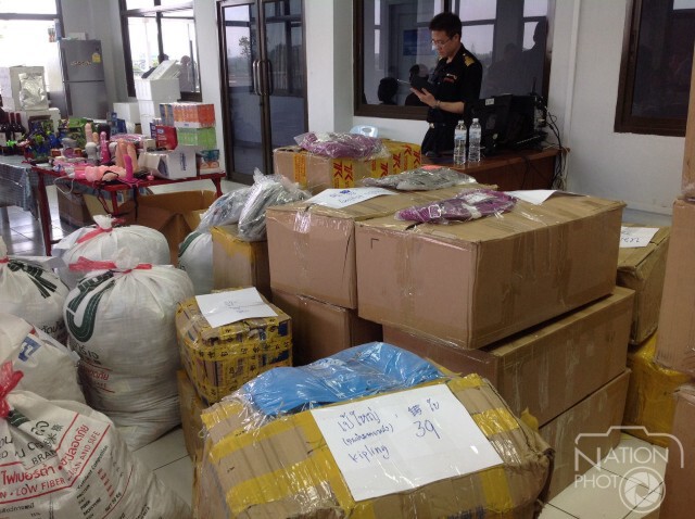 เชียงราย - ยึดสินค้าหนีภาษีล็อตใหญ่ มูลค่ากว่า 30 ล้านบาท