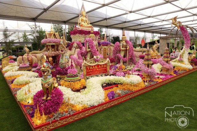 "สวนนงนุช" คว้าแชมป์จัดสวนโลก เชลซีฟลาวเวอร์โชว์ 2015 สมัยที่ 6 ซ้อน