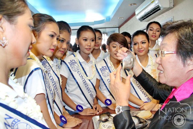 สาวงาม20คนสุดท้ายมิสเมียนมาร์ดูการผลิตมุกภูเก็ต