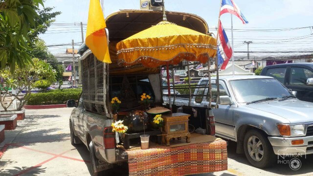 ฉวยโอกาศ! ตระเวนเรี่ยไรเงินอ้างนำไปทำบุญฉลองพระอุโบสถ