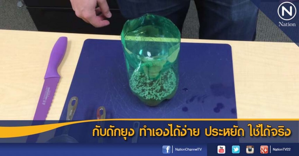 กับดักยุง ทำเองได้ง่าย ประหยัด ใช้ได้จริง