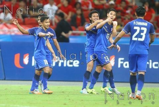คลิปไฮไลท์ไทยถล่มอิเหนาขาดลอย 5-0 เข้าชิงบอลซีเกมส์