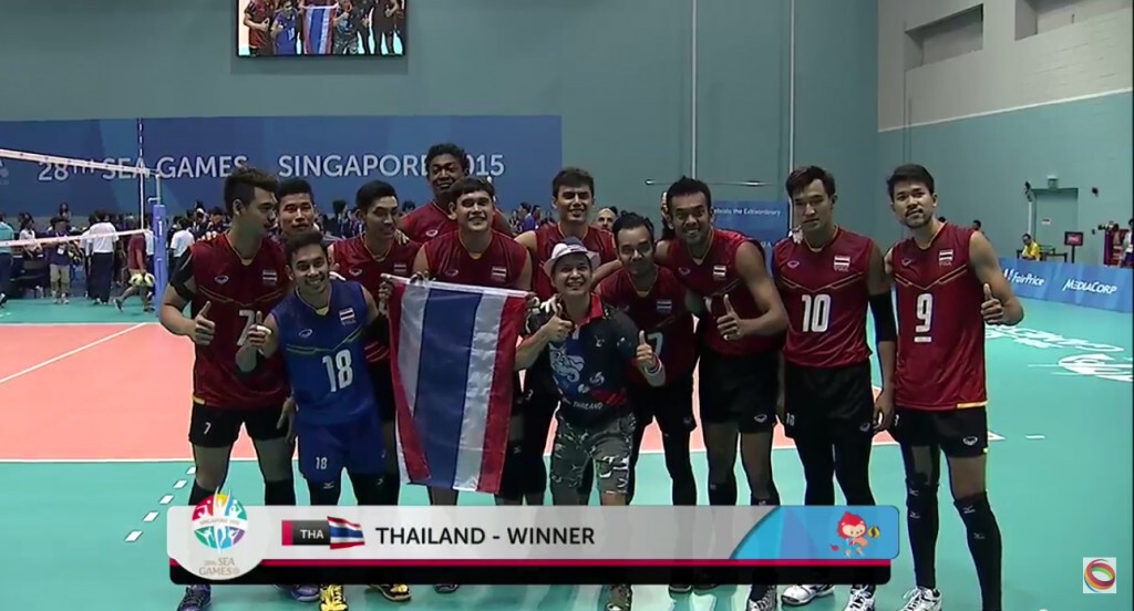 วอลเลย์บอลชายไทยคว้าเหรียญทองส่งท้าย ตบชนะเวียดนาม 3-0 วอลเลย์บอลชายไทยคว้าเหรียญทองส่งท้าย ตบชนะเวียดนาม 3-0
