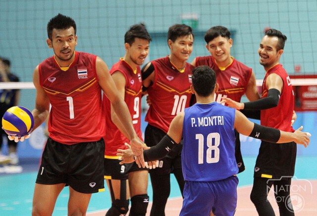 ชมภาพชุด ชัยชนะทีมวอลเลย์บอลชายไทย ก่อนคว้าเหรียญทองที่ 95