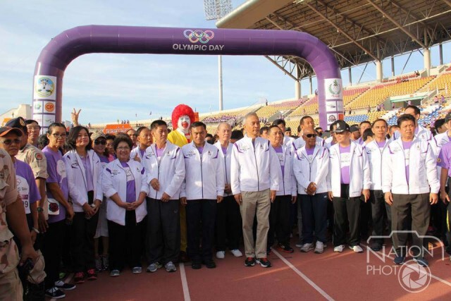 ชาวโคราช เดิน-วิ่ง โอลิมปิกเดย์ 2015 เฉลิมพระเกียรติสมเด็จพระเทพ