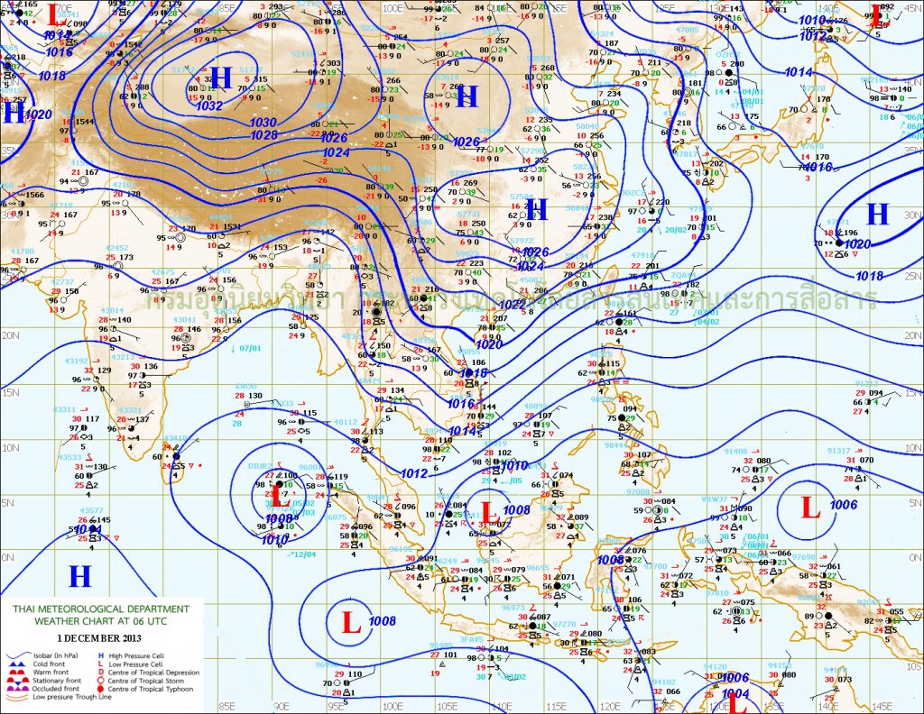 กรมอุตุฯ เผยภาคตะวันออก-ใต้ฝั่งตะวันตกฝนหนักบางแห่ง เรือเล็กงดออกฝั่ง