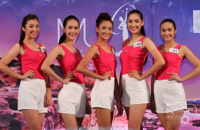 ภาพชุด 40 คนสุดท้าย ผู้เข้าประกวดมิสยูนิเวิร์สไทยแลนด์ 2015