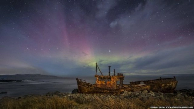 ภาพสวยๆจาก Aurora Australis แสงใต้จาก นิวซีแลนด์