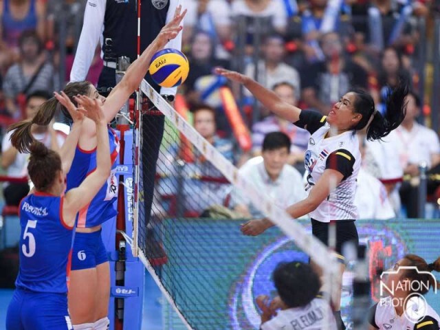 สะใจ! สาวไทยตบชนะเซอร์เบีย 3-2 คว้าชัยเวิลด์กรังด์ปรีซ์
