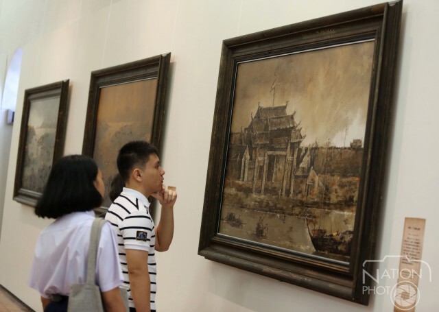 นิทรรศการภาพเขียนสีน้ำมัน "เส้นทางสายไหมทางทะเล โดย เฝิง เส้าเสีย"