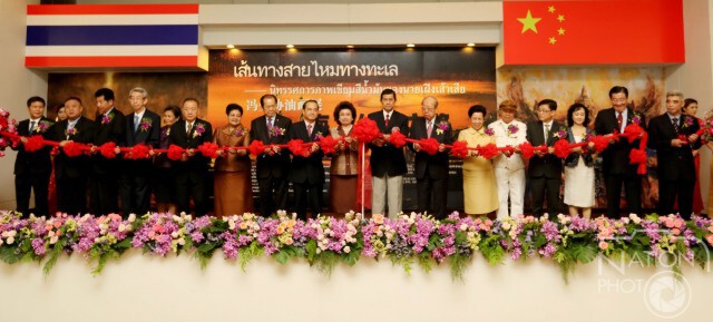 นิทรรศการภาพเขียนสีน้ำมัน "เส้นทางสายไหมทางทะเล โดย เฝิง เส้าเสีย"
