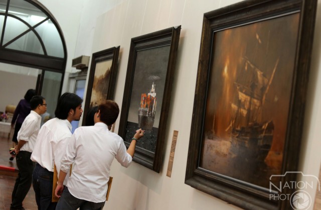นิทรรศการภาพเขียนสีน้ำมัน "เส้นทางสายไหมทางทะเล โดย เฝิง เส้าเสีย"