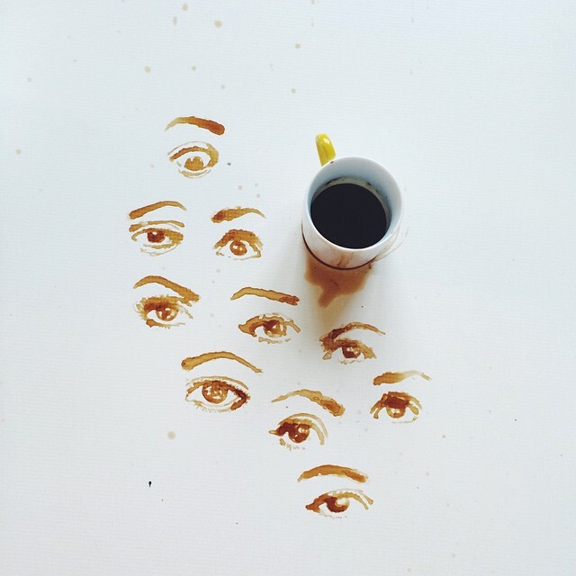 สุดทึ่ง! ศิลปินอิตาลี ครีเอตผลงาน "กาแฟหก"