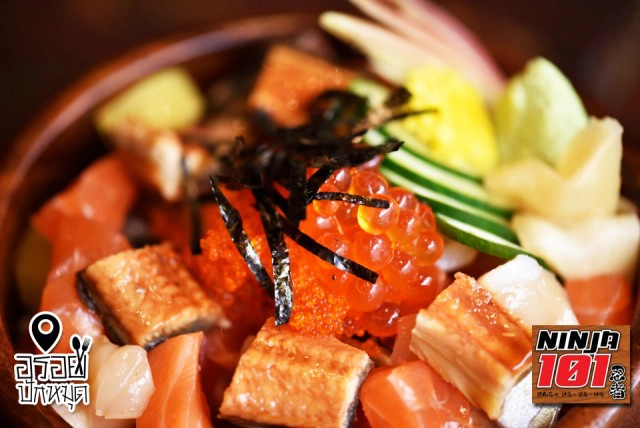 อร่อยปักหมุด : Ninja101 ร้านอาหารญี่ปุ่นและเครื่องดื่ม หลังพาราไดซ์พาร์ค ศรีนครินทร์