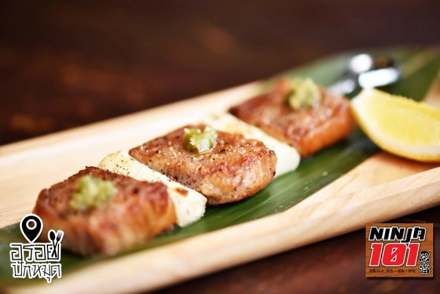 อร่อยปักหมุด : Ninja101 ร้านอาหารญี่ปุ่นและเครื่องดื่ม หลังพาราไดซ์พาร์ค ศรีนครินทร์