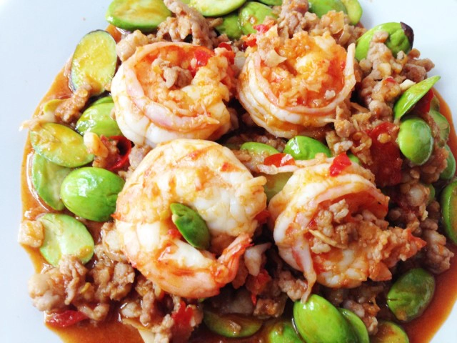 Cooking is fun : สะตอผัดกะปิกุ้งหมูสับ