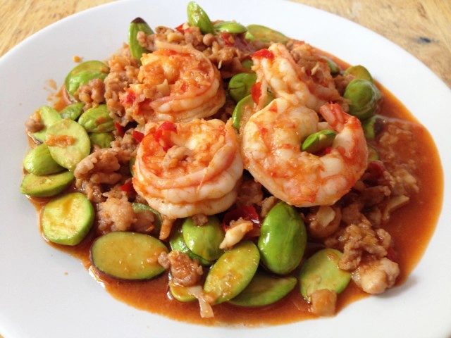 Cooking is fun : สะตอผัดกะปิกุ้งหมูสับ