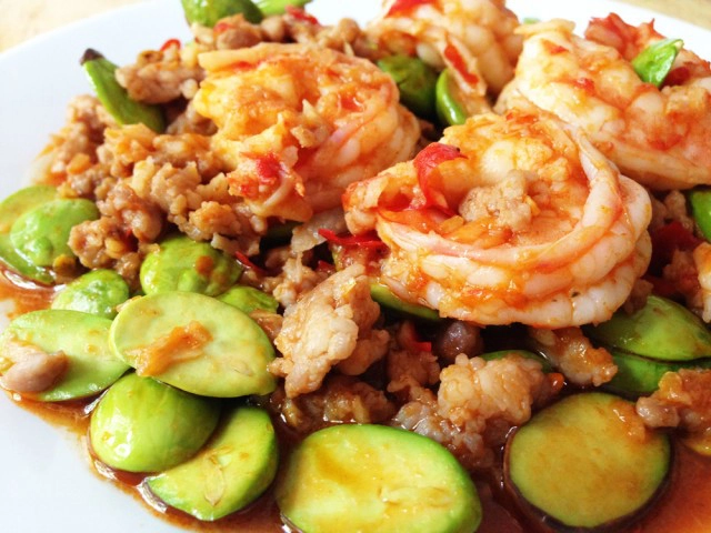 Cooking is fun : สะตอผัดกะปิกุ้งหมูสับ