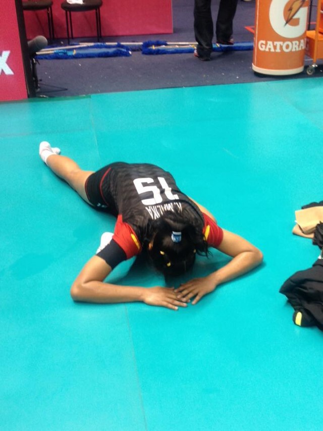 ชมภาพที่ไม่เห็นทางทีวี ของวอลเลย์บอลสาวไทย