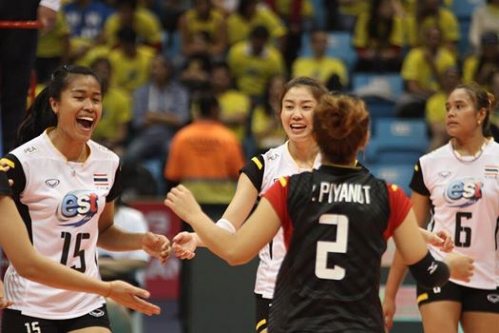 ฟอร์มสด! ตบสาวไทยถล่มเบลเยียม 3-1 เก็บชัยศึก WGP 2015