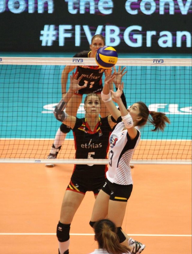 ฟอร์มสด! ตบสาวไทยถล่มเบลเยียม 3-1 เก็บชัยศึก WGP 2015