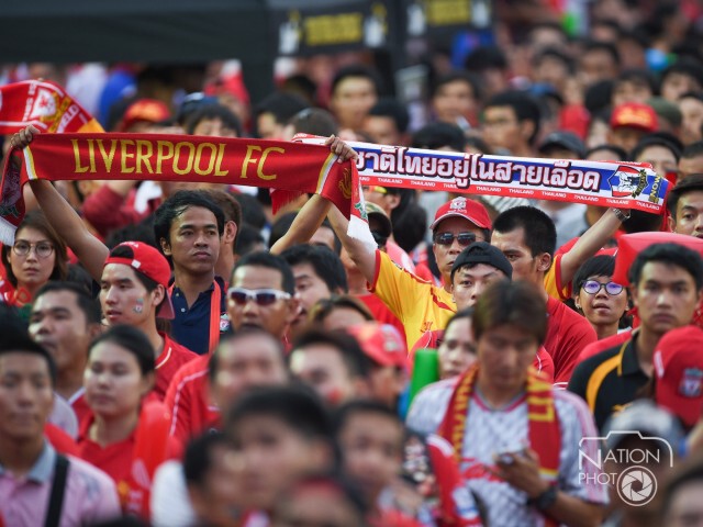 บรรยากาศก่อนการแข่งขัน ลิเวอร์พูล พบ ทรู ออลสตาร์
