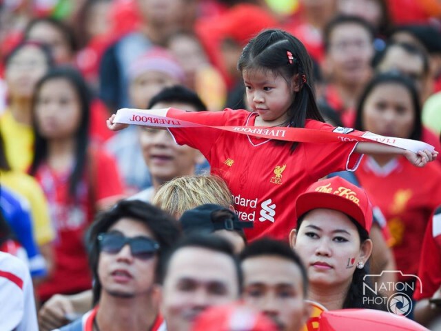 ชมภาพสุดประทับใจ "ลิเวอร์พูล" โชว์ฟอร์มถล่ม "ทรู ออลสตาร์" 4-0