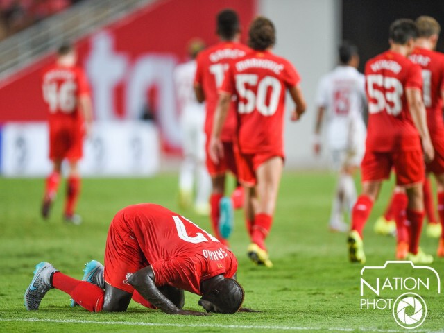 ชมภาพสุดประทับใจ "ลิเวอร์พูล" โชว์ฟอร์มถล่ม "ทรู ออลสตาร์" 4-0