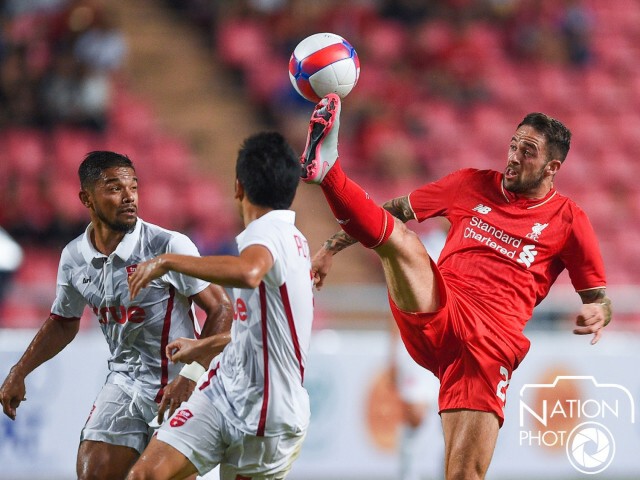 ชมภาพสุดประทับใจ "ลิเวอร์พูล" โชว์ฟอร์มถล่ม "ทรู ออลสตาร์" 4-0