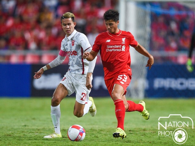ชมภาพสุดประทับใจ "ลิเวอร์พูล" โชว์ฟอร์มถล่ม "ทรู ออลสตาร์" 4-0