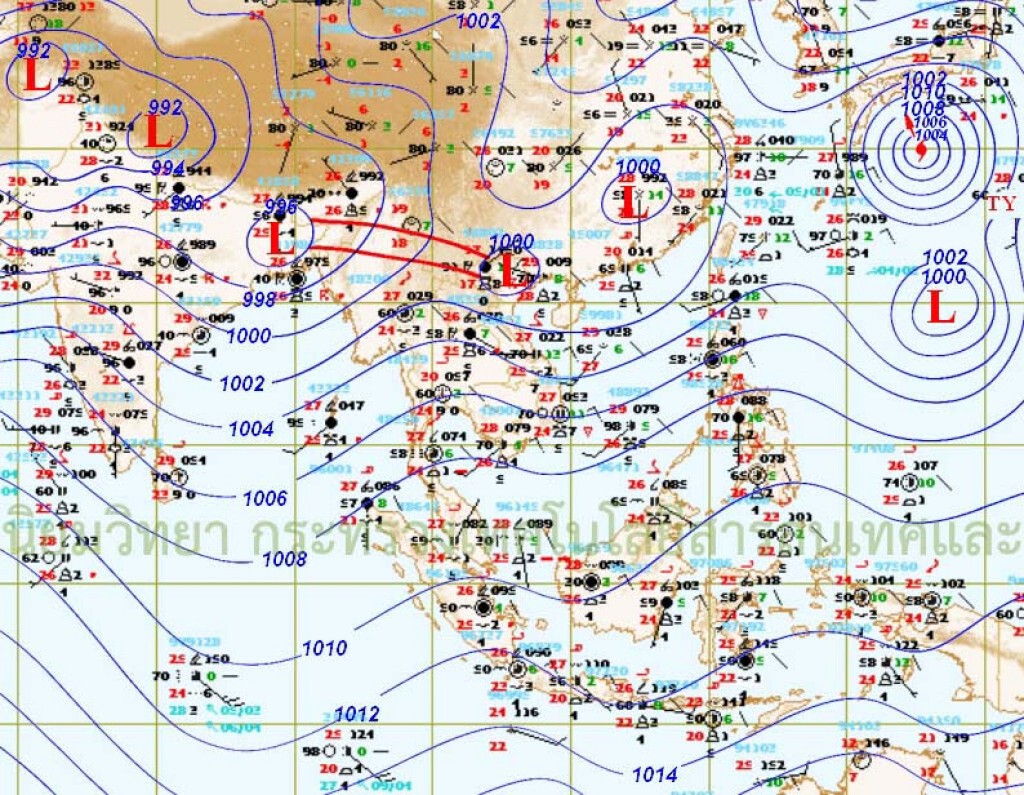 ไทยยังมีฝนระยะนี้ ทะเลคลื่นลมแรง ไทยยังมีฝนระยะนี้ ทะเลคลื่นลมแรง