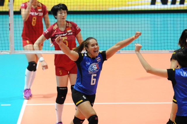 เต็มที่แล้ว! ตบสาวไทยพ่ายจีน 0-3 เซต ศึกWGPสนาม3
