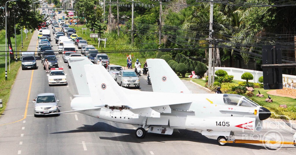 ปิดตำนานอากาศยานโจมตี A-7E 18 ลำ เข้าสู่พิพิธภัณฑ์ทหารเรือ